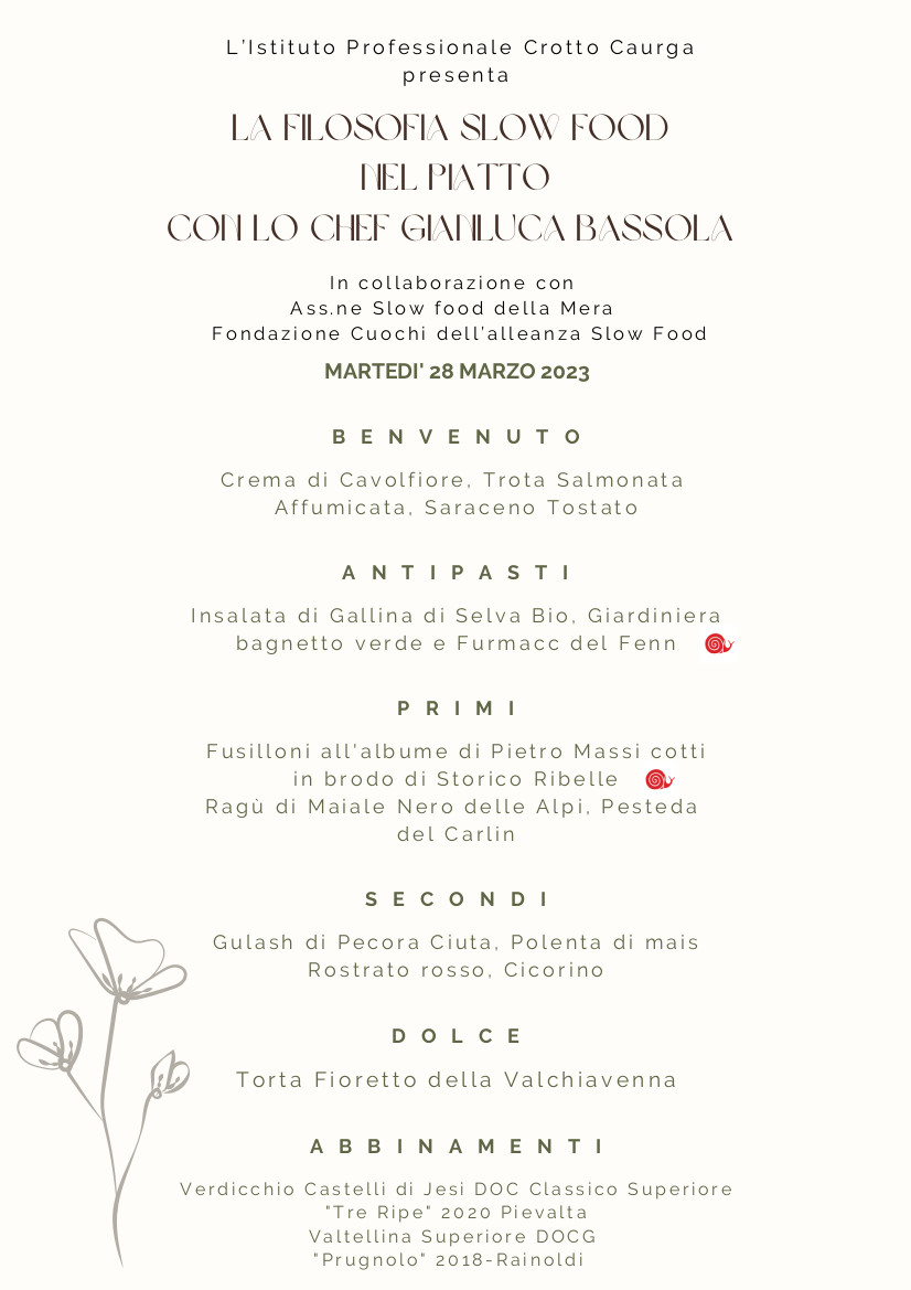 La filosofia Slow Food