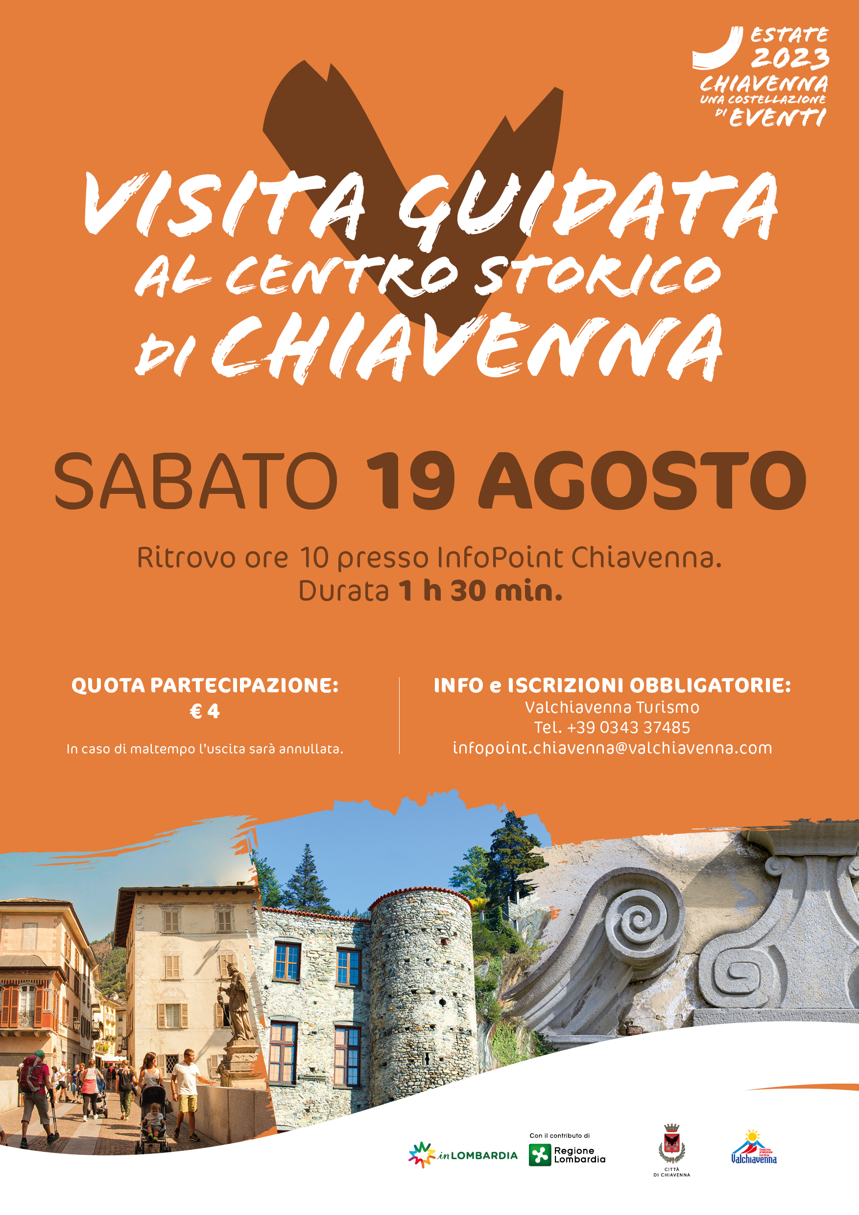 Visita guidata al centro storico di Chiavenna 19.08