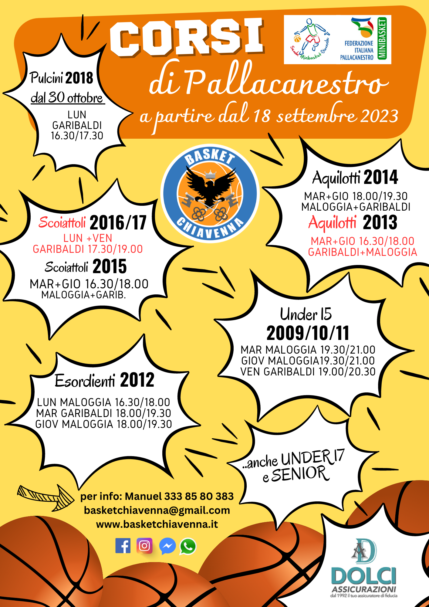 Corsi di Pallacanestro