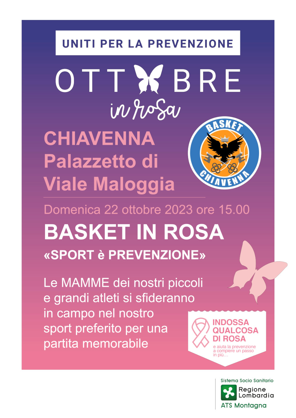 Basket in rosa