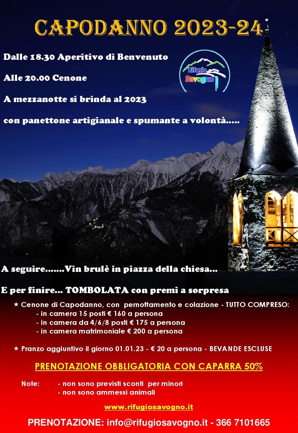 Capodanno a Savogno